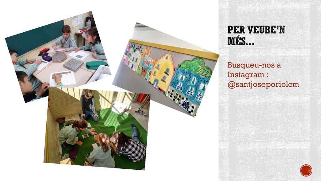 PER VEURE’N MÉS... Busqueu-nos a Instagram