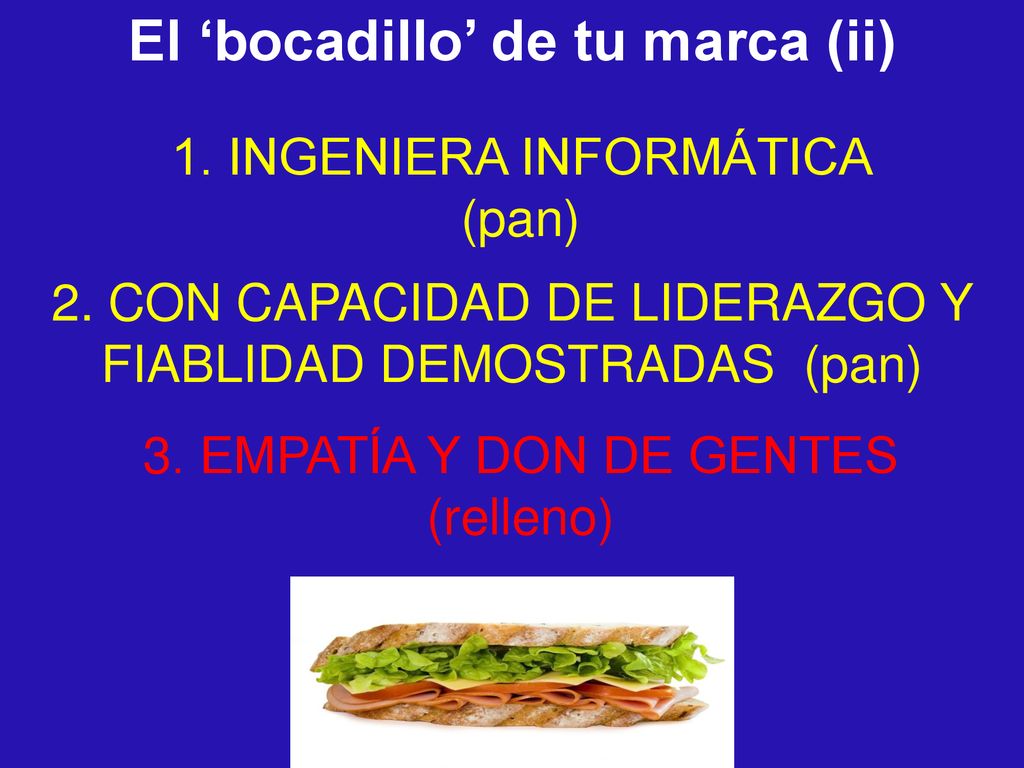 El ‘bocadillo’ de tu marca (ii)