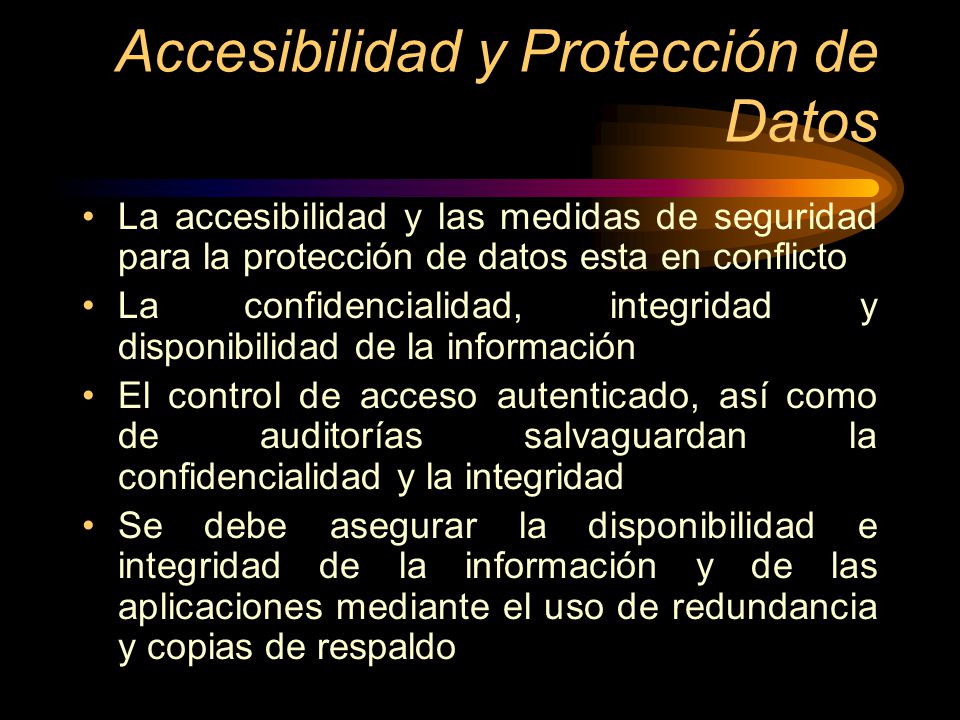 Accesibilidad y Protección de Datos