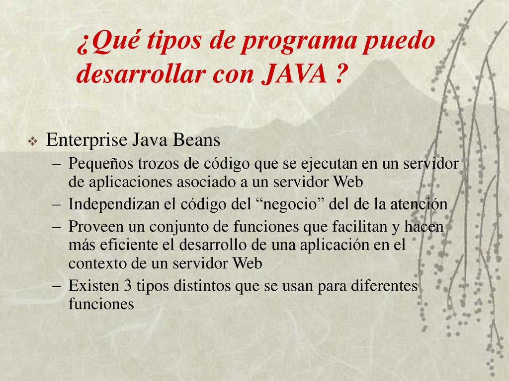 ¿Qué tipos de programa puedo desarrollar con JAVA