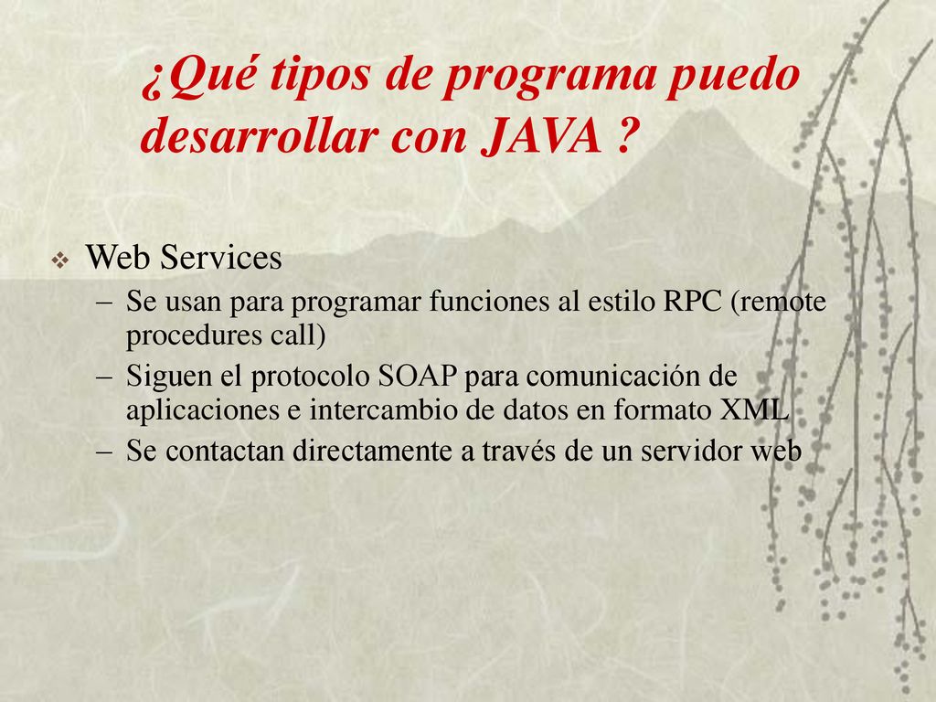 ¿Qué tipos de programa puedo desarrollar con JAVA