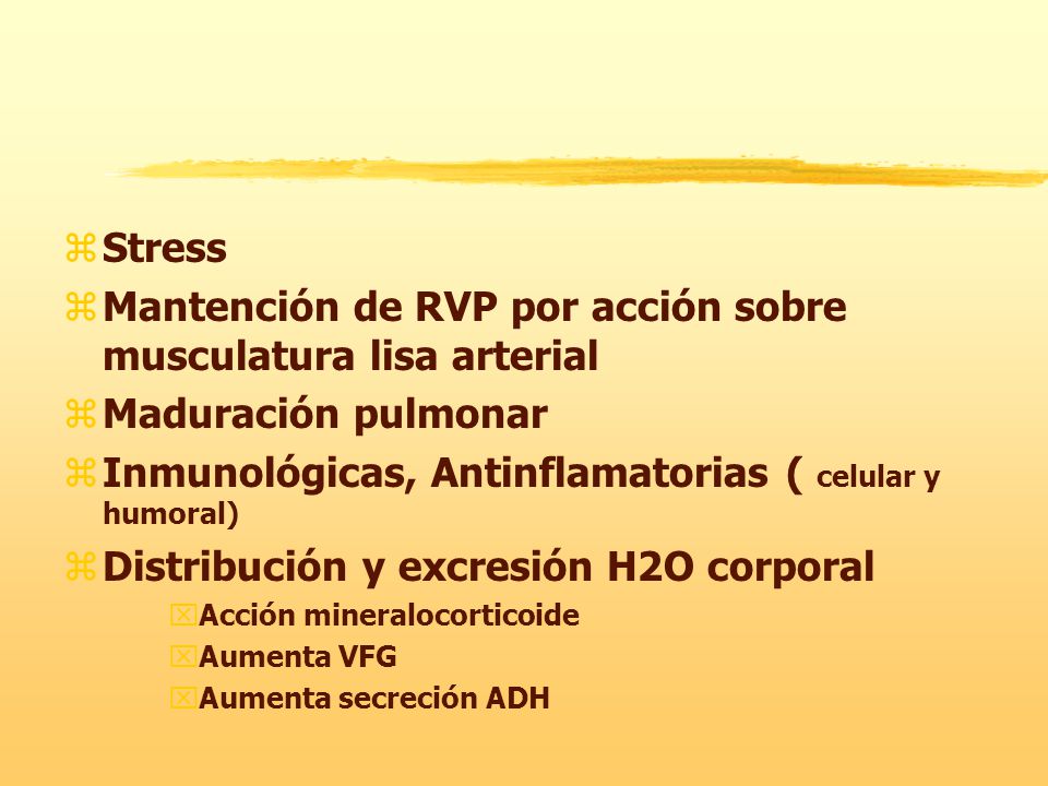 Mantención de RVP por acción sobre musculatura lisa arterial