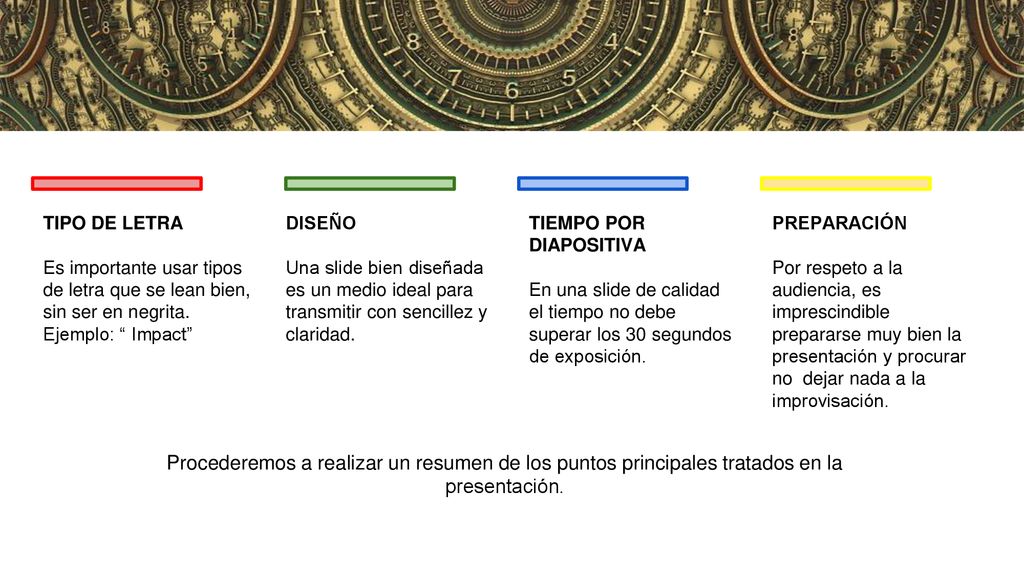 CONCLUSIONES TIPO DE LETRA. Es importante usar tipos de letra que se lean bien, sin ser en negrita.