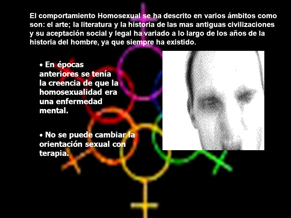 No se puede cambiar la orientación sexual con terapia.