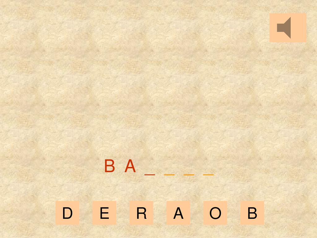 B A _ _ _ _ D E R A O B