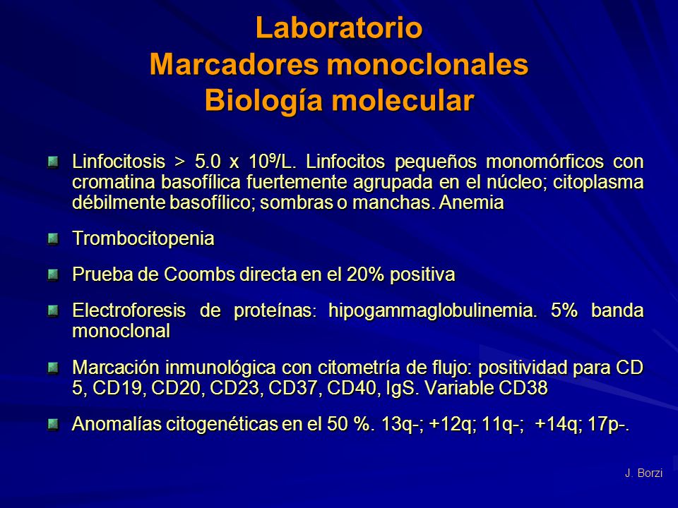 Laboratorio Marcadores monoclonales Biología molecular