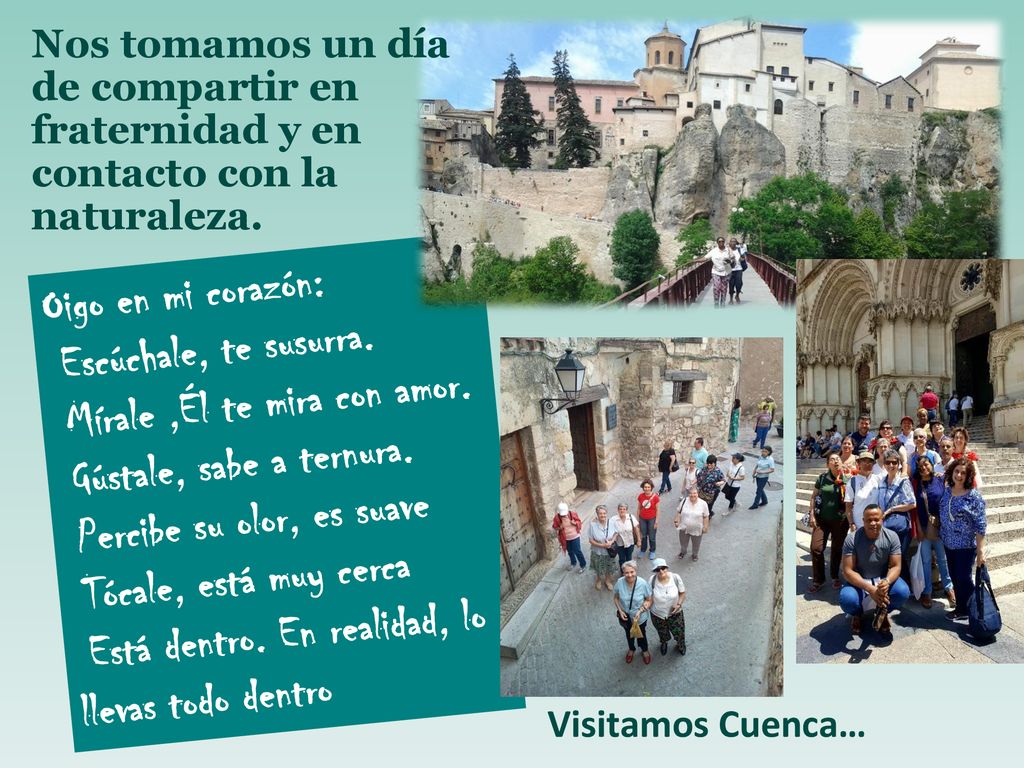 Mírale ,Él te mira con amor. Gústale, sabe a ternura.