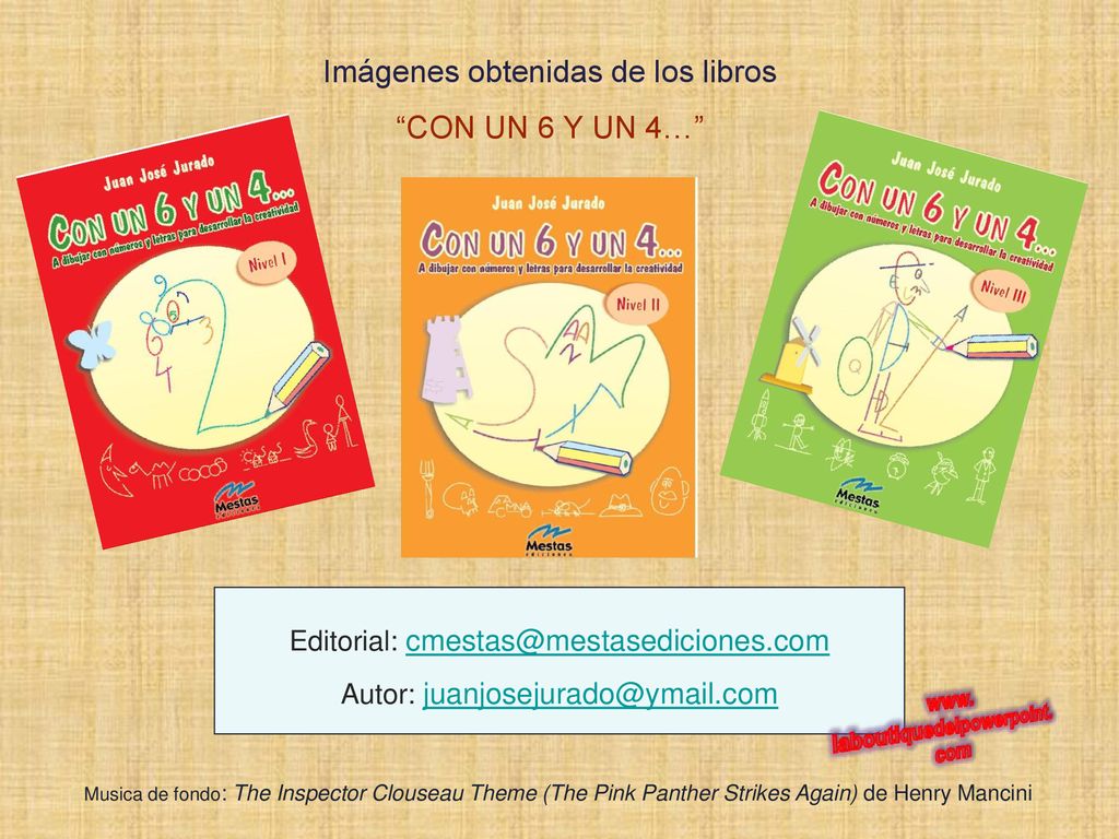Imágenes obtenidas de los libros CON UN 6 Y UN 4…