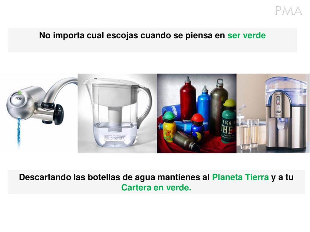 No importa cual escojas cuando se piensa en ser verde