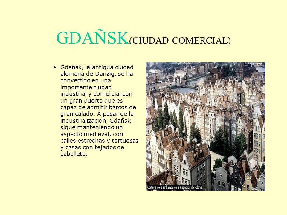GDAÑSK(CIUDAD COMERCIAL)