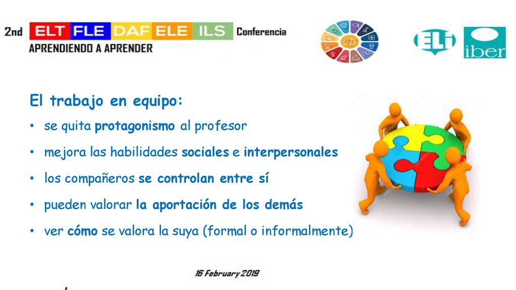 El trabajo en equipo: se quita protagonismo al profesor