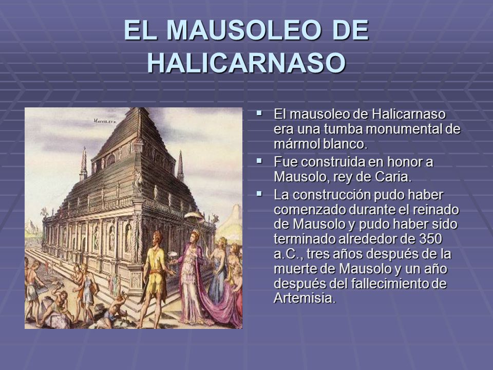 EL MAUSOLEO DE HALICARNASO