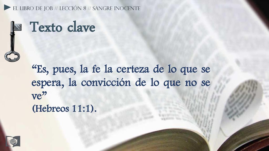 El libro de Job // Lección 8 // Sangre inocente