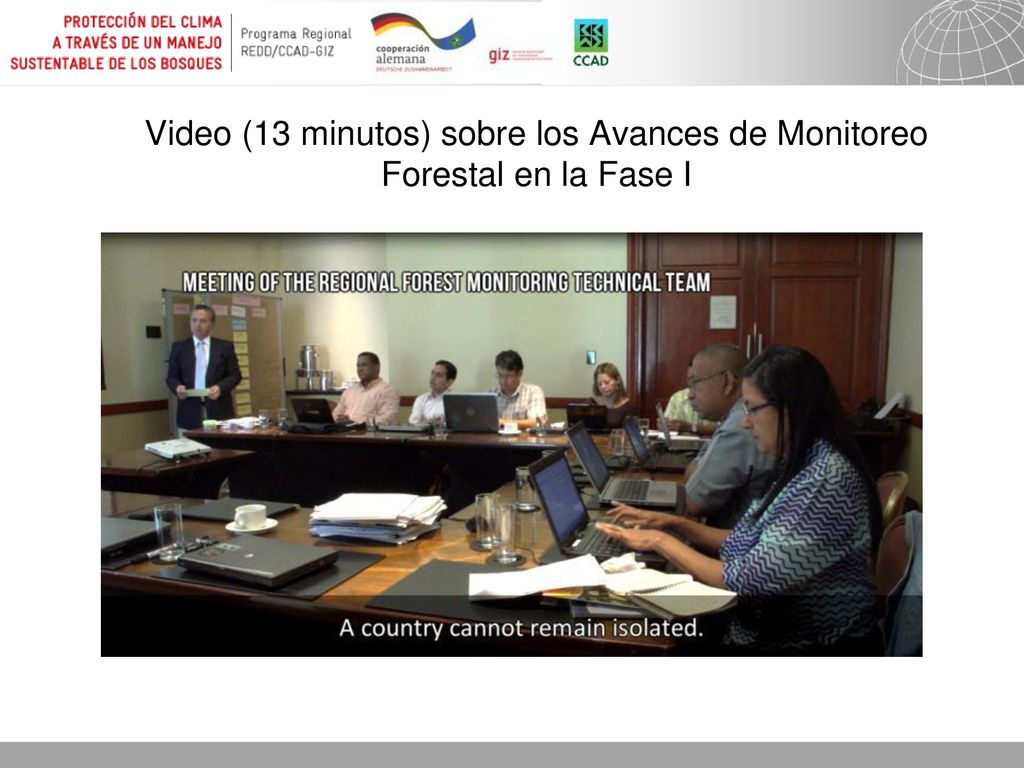Video (13 minutos) sobre los Avances de Monitoreo Forestal en la Fase I