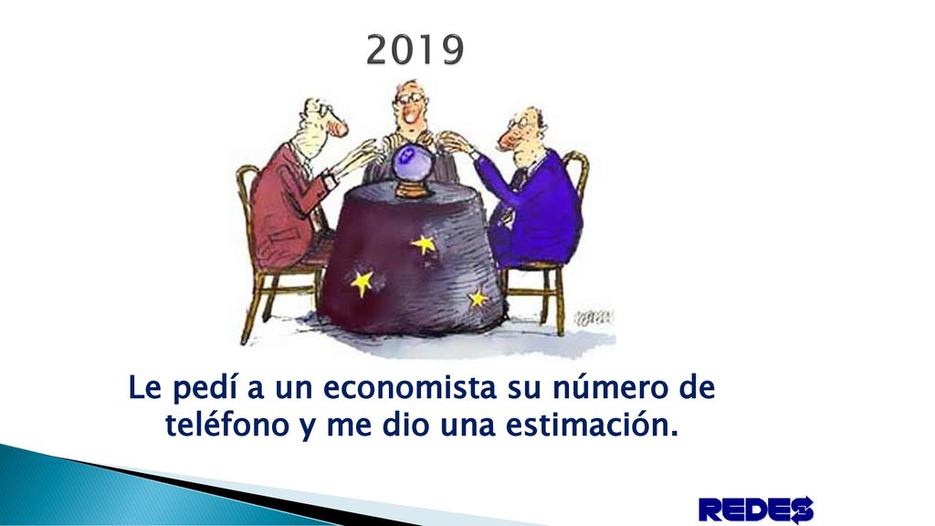Le pedí a un economista su número de teléfono y me dio una estimación.