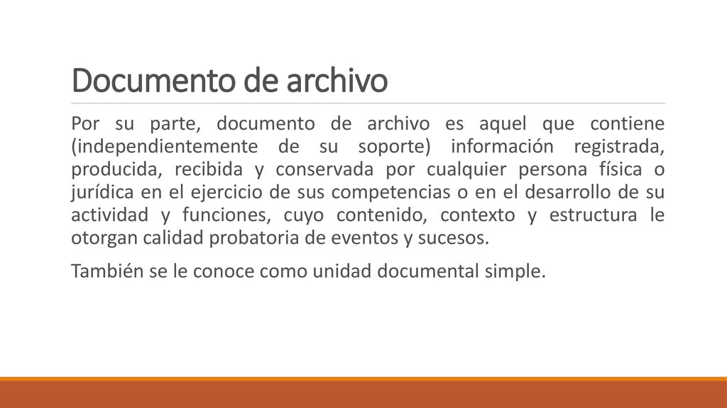 Documento de archivo