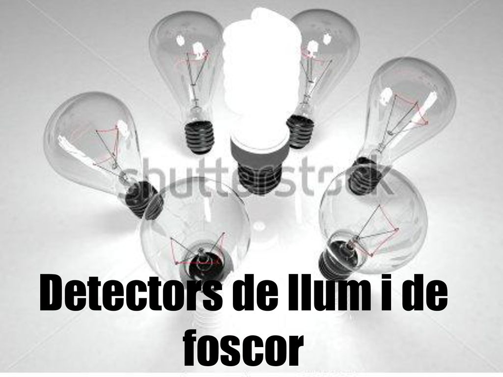 Detectors de llum i de foscor