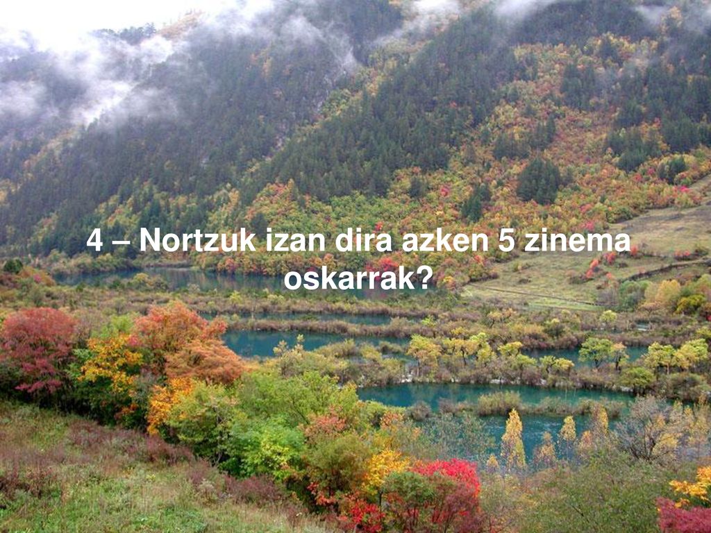 4 – Nortzuk izan dira azken 5 zinema oskarrak