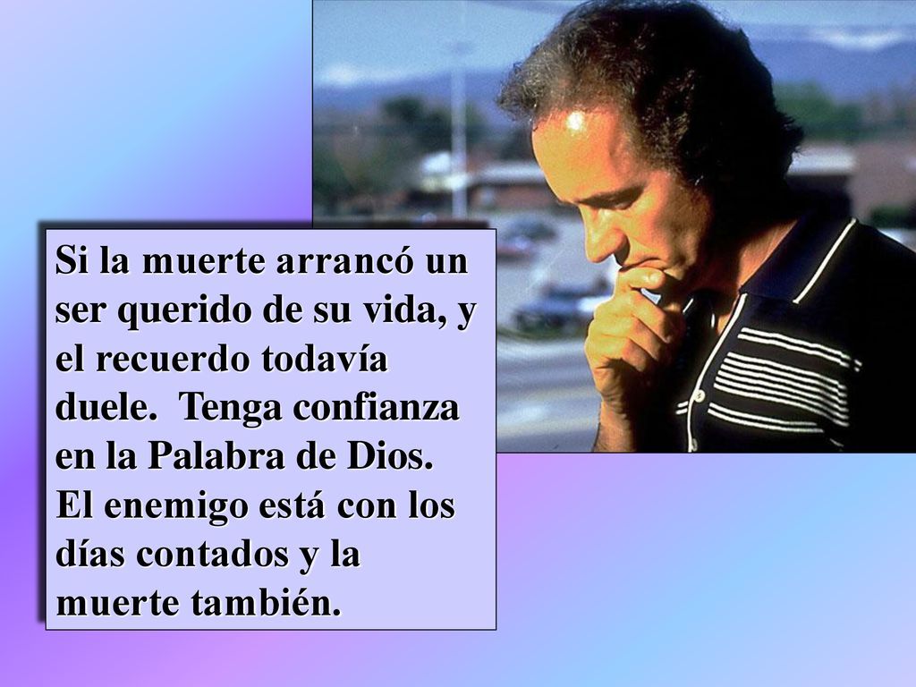 Si la muerte arrancó un ser querido de su vida, y el recuerdo todavía duele.