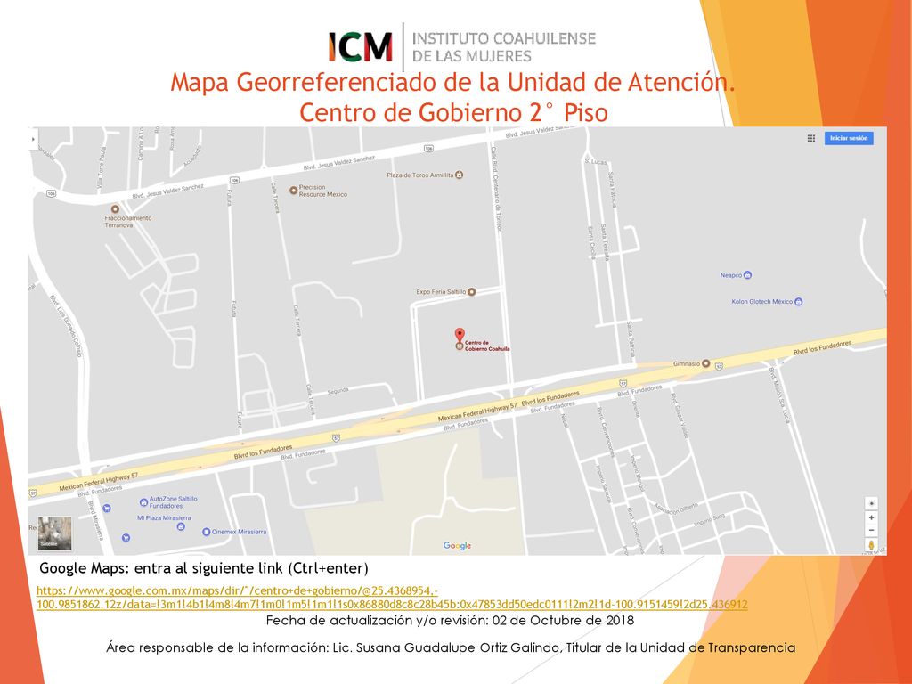 Fecha de actualización y/o revisión: 02 de Octubre de 2018