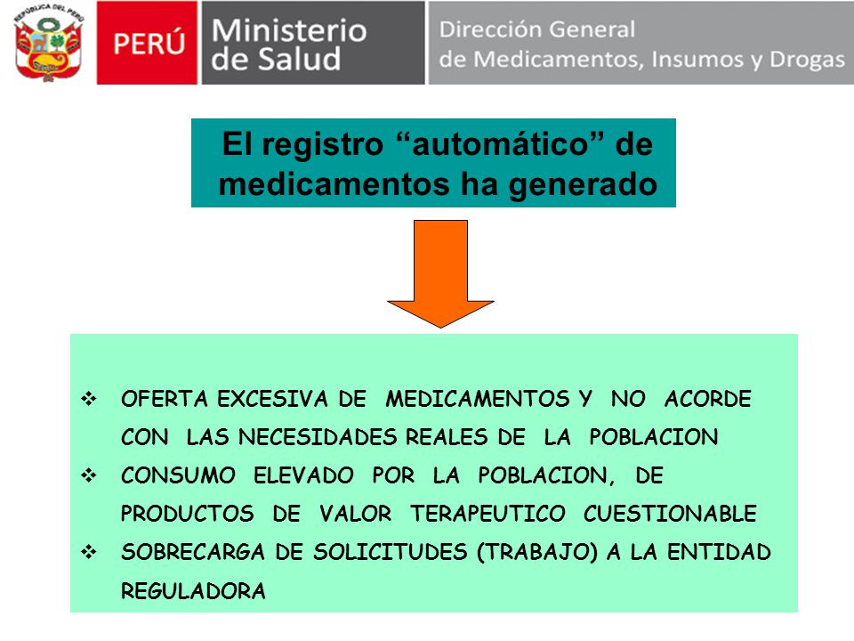 El registro automático de medicamentos ha generado
