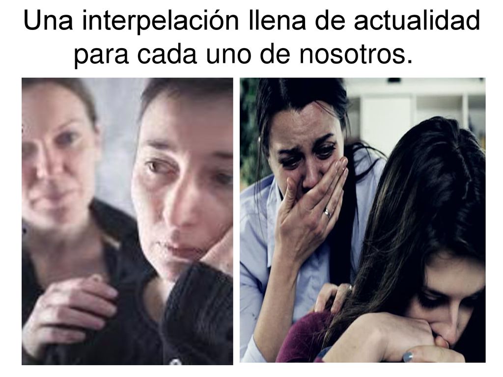 Una interpelación llena de actualidad para cada uno de nosotros.