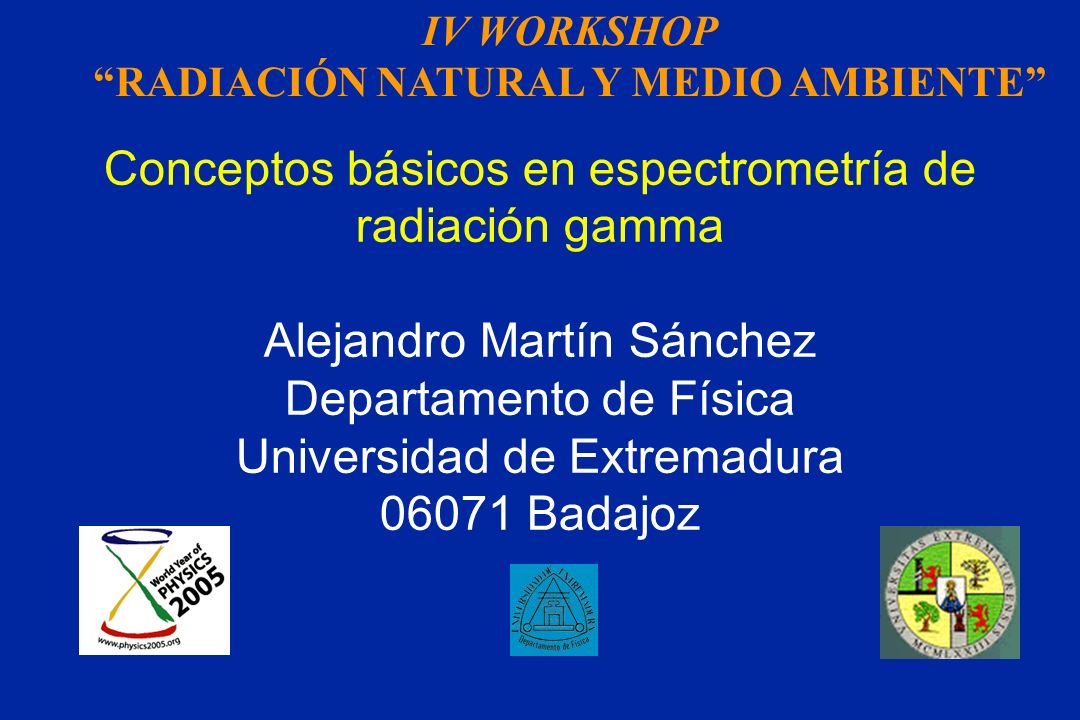 RADIACIÓN NATURAL Y MEDIO AMBIENTE