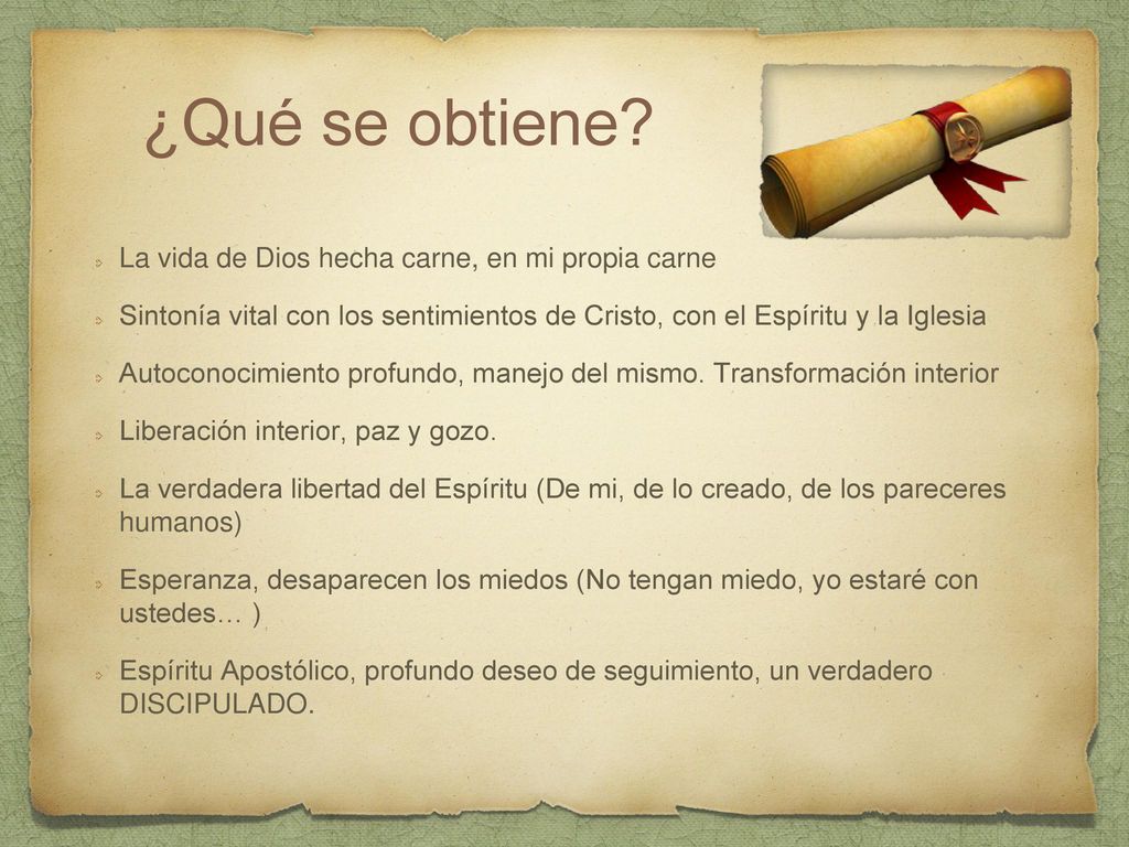 ¿Qué se obtiene La vida de Dios hecha carne, en mi propia carne