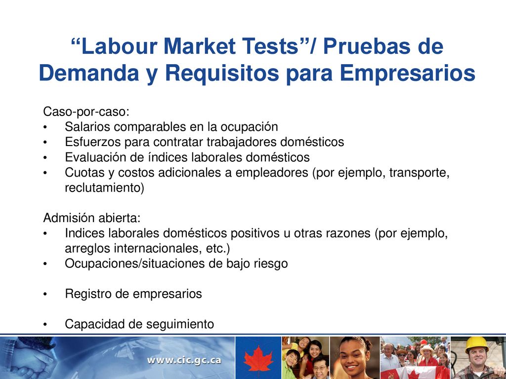3 Labour Market Tests / Pruebas de Demanda y Requisitos para Empresarios. Caso-por-caso: Salarios comparables en la ocupación.
