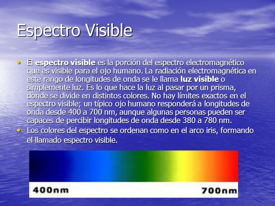 Espectro Visible