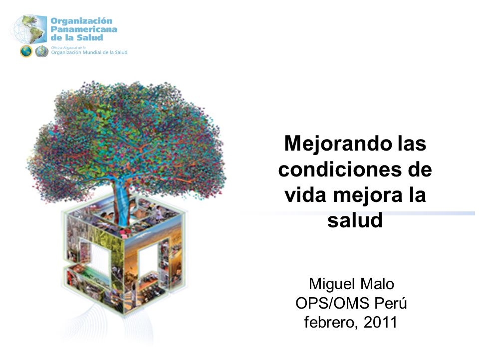 Mejorando las condiciones de vida mejora la salud
