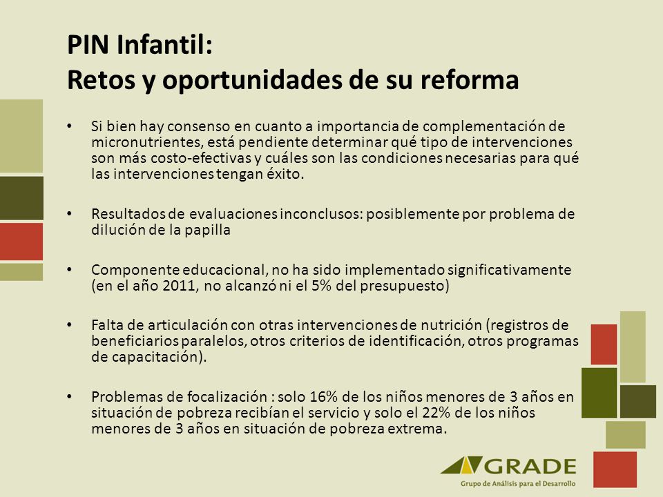 PIN Infantil: Retos y oportunidades de su reforma