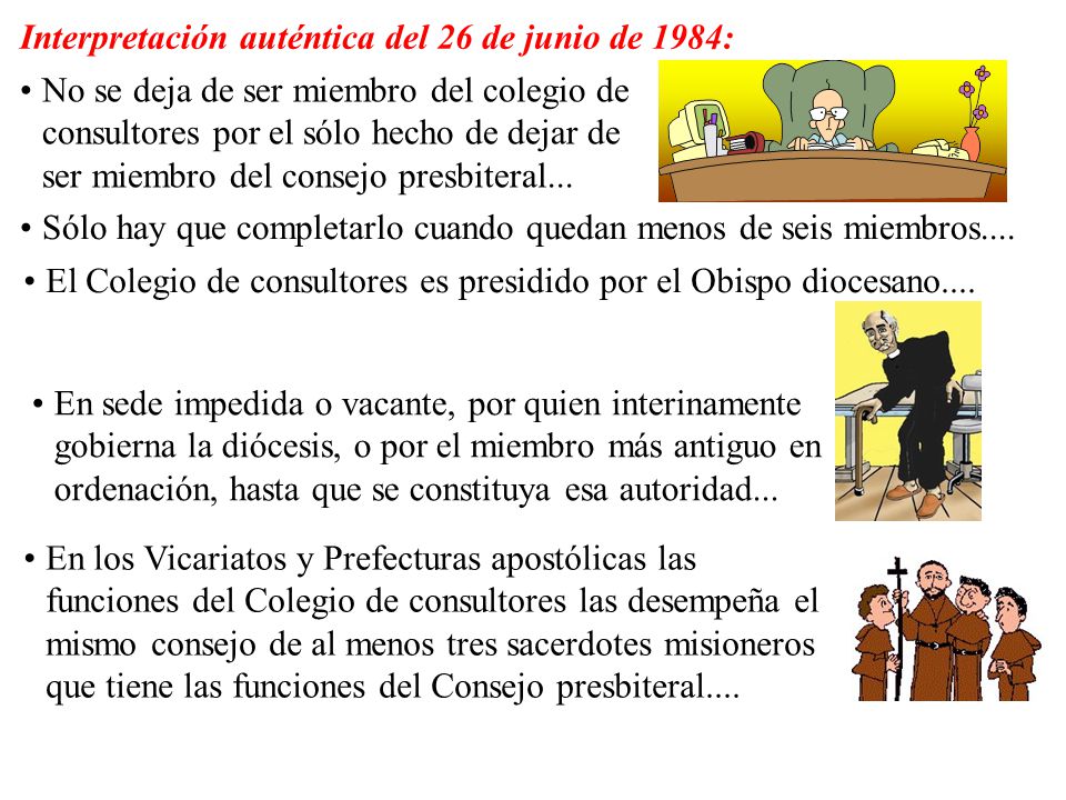 Interpretación auténtica del 26 de junio de 1984: