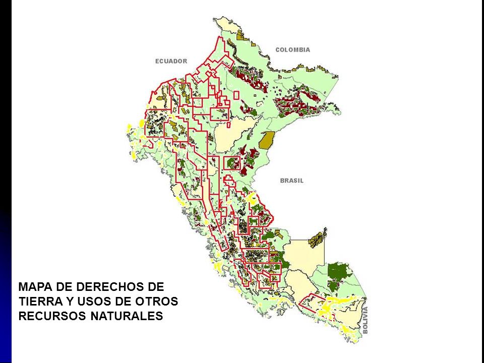 MAPA DE DERECHOS DE TIERRA Y USOS DE OTROS RECURSOS NATURALES