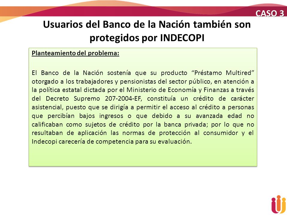 Usuarios del Banco de la Nación también son protegidos por INDECOPI
