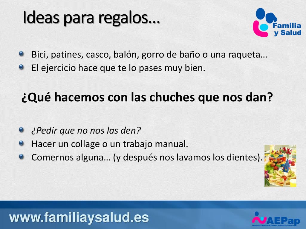 Ideas para regalos… ¿Qué hacemos con las chuches que nos dan