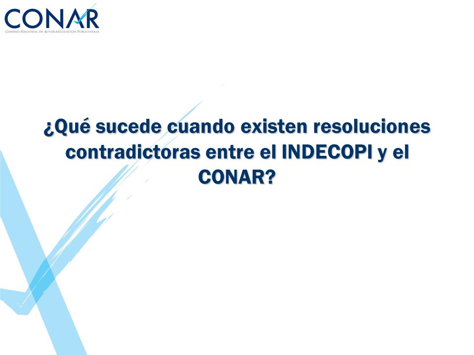 ¿Qué sucede cuando existen resoluciones contradictoras entre el INDECOPI y el CONAR