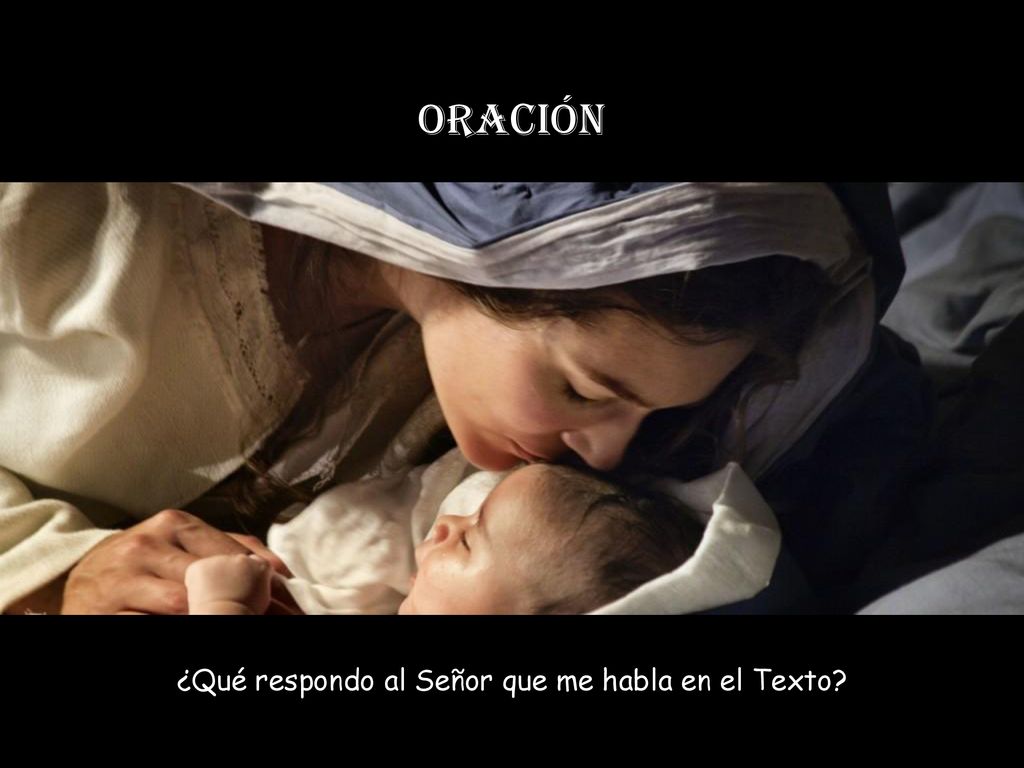 ¿Qué respondo al Señor que me habla en el Texto