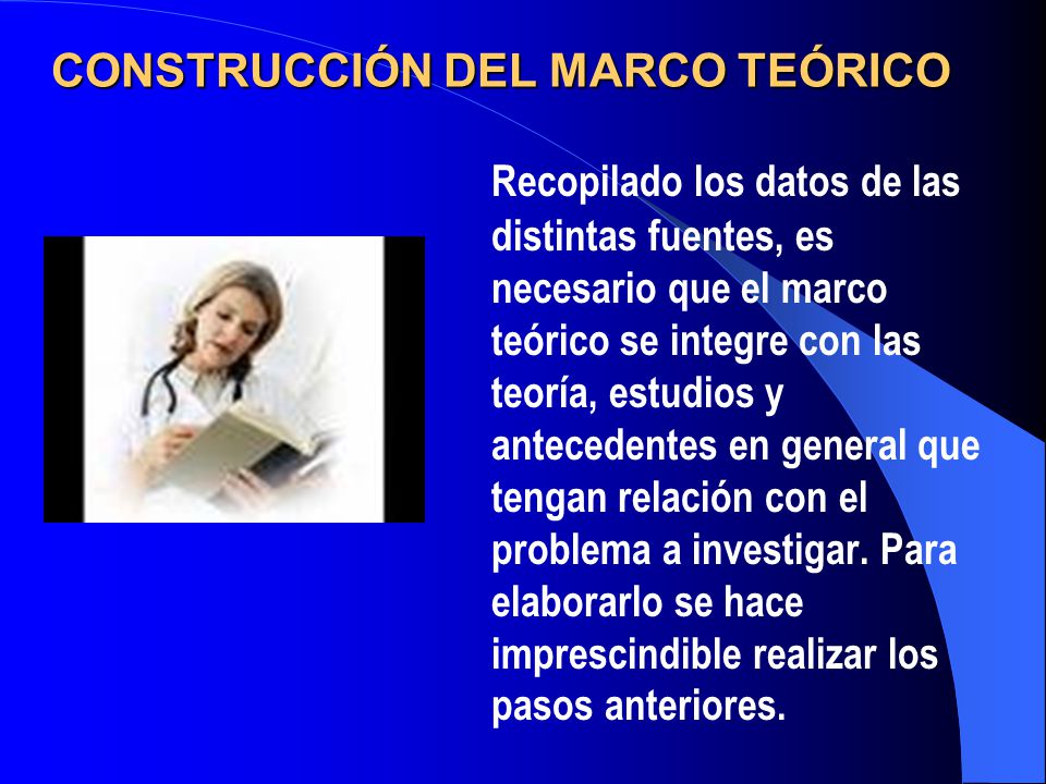CONSTRUCCIÓN DEL MARCO TEÓRICO