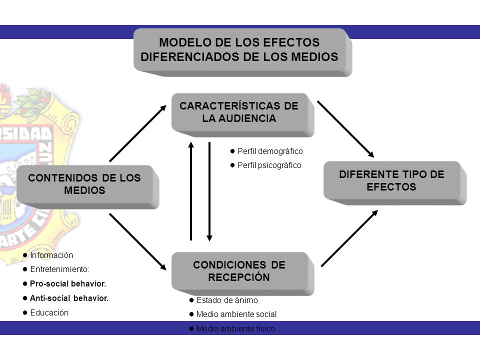 MODELO DE LOS EFECTOS DIFERENCIADOS DE LOS MEDIOS