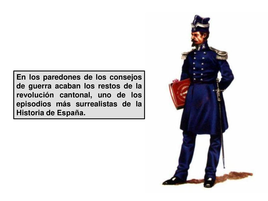 En los paredones de los consejos de guerra acaban los restos de la revolución cantonal, uno de los episodios más surrealistas de la Historia de España.