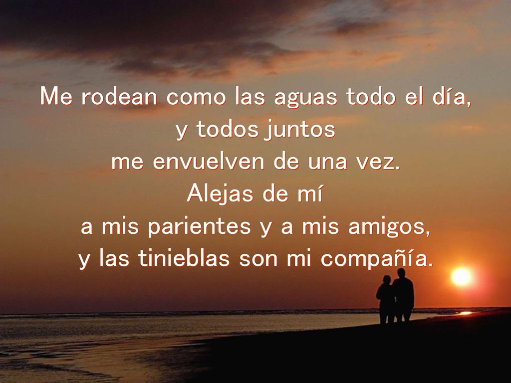 Me rodean como las aguas todo el día, y todos juntos