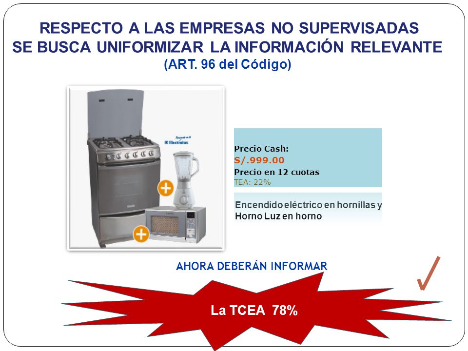 RESPECTO A LAS EMPRESAS NO SUPERVISADAS SE BUSCA UNIFORMIZAR LA INFORMACIÓN RELEVANTE (ART. 96 del Código)