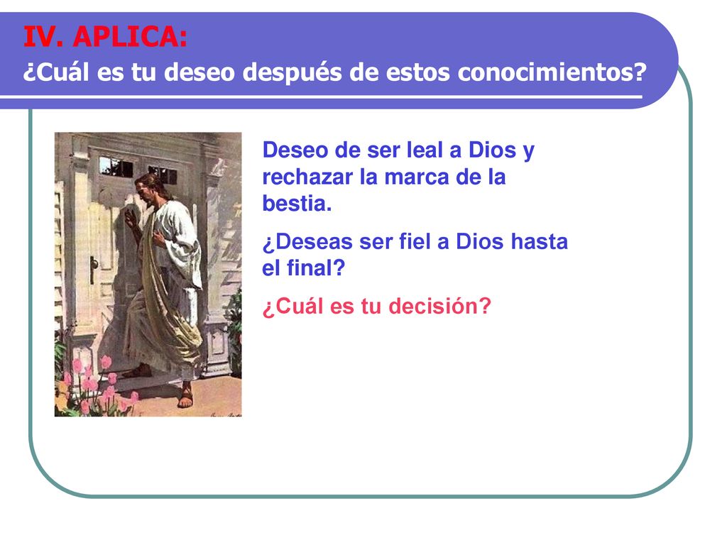 IV. APLICA: ¿Cuál es tu deseo después de estos conocimientos
