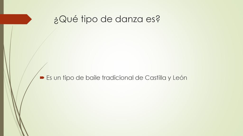 ¿Qué tipo de danza es Es un tipo de baile tradicional de Castilla y León