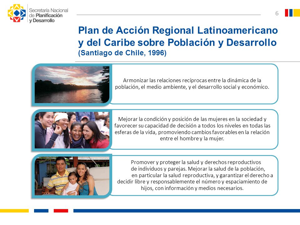 Plan de Acción Regional Latinoamericano y del Caribe sobre Población y Desarrollo (Santiago de Chile, 1996)