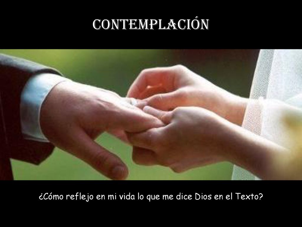 ¿Cómo reflejo en mi vida lo que me dice Dios en el Texto