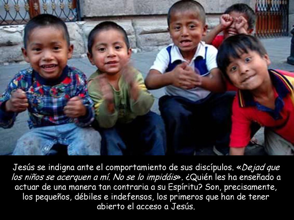 Jesús se indigna ante el comportamiento de sus discípulos