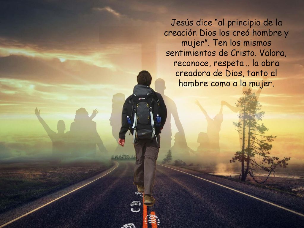 Jesús dice al principio de la creación Dios los creó hombre y mujer
