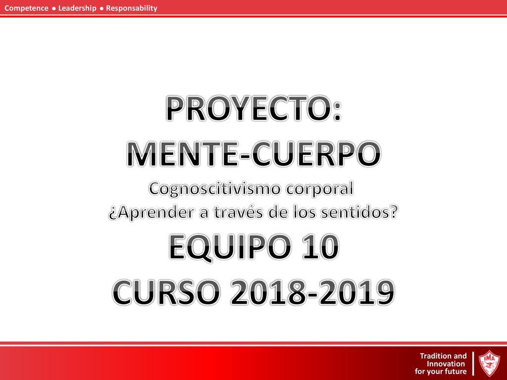 Cognoscitivismo corporal ¿Aprender a través de los sentidos